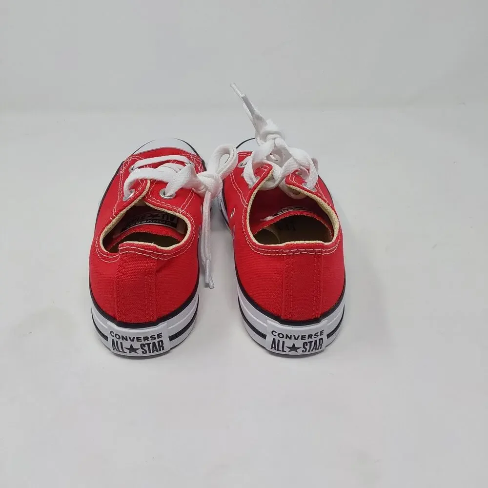 Converse Chuck Taylor All Star Ox Kids Red Canvas Sneakers Youth US 1 New